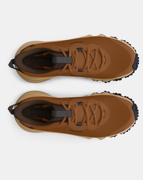 Men's UA Maven Waterproof Trail Running Shoes, Brown, pdpMainDesktop image number 2